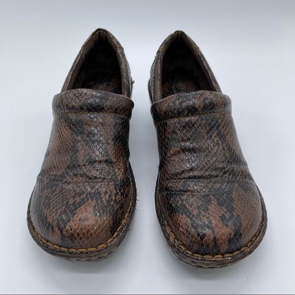 BOC Clogs, Size 6.5, Snakeskin print. In excellent condition! - Picture 2 of 7